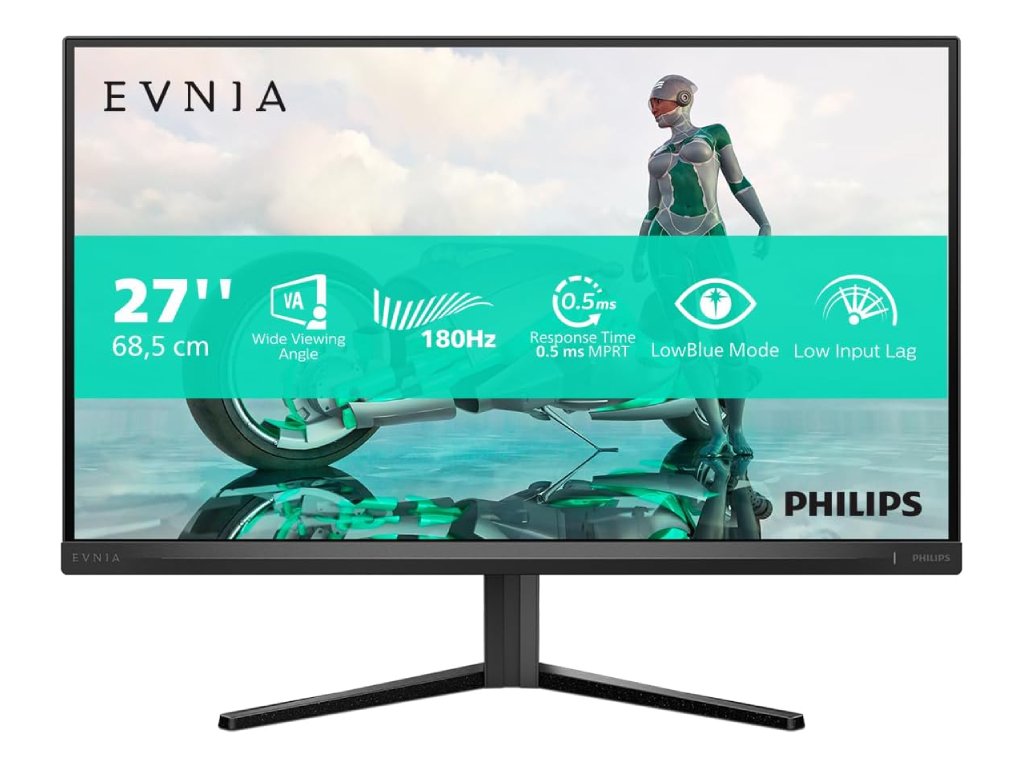 Philips Monitor  27M2N3200S/00 27"/IPS/1920x1080/180Hz/1ms GtG/HDMIx2,DP/zvučnici/VESA/crna